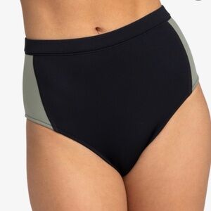 NWTS ROXY Pro Wave/Surf Women's High Waist Bikini Bottoms, Sz small